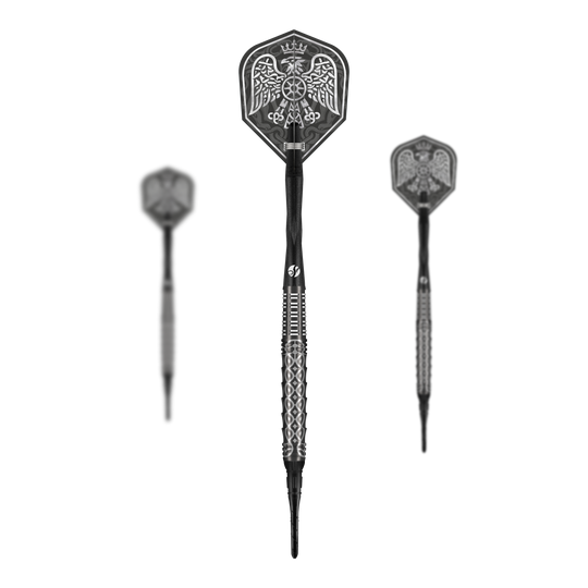 Shot Goths Wulfaz Softdarts - 20g Das Bild zeigt ein Set der Shot Goths Wulfaz Softdarts - 20g. Das Set bietet alles, was für ein Softdartspiel benötigt wird.