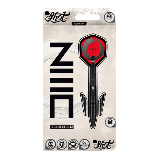 Shot ZEN Bomber Softdarts - 20g Shot ZEN Bomber Softdarts - 20g