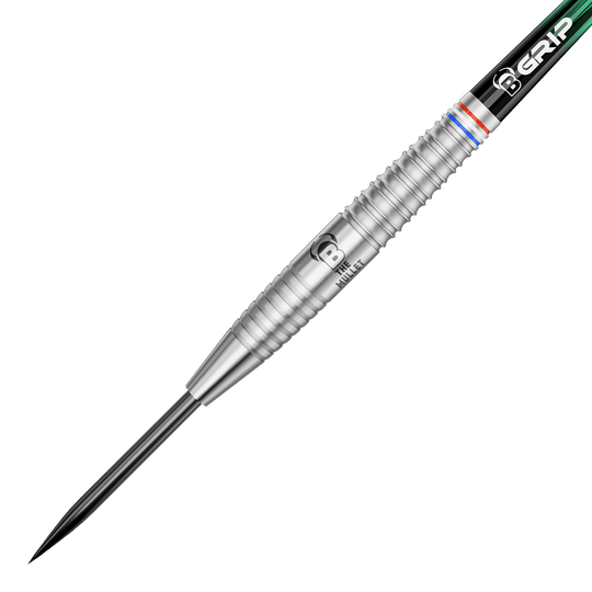 Bulls Danny Jansen G2 Steeldarts Zu sehen ist der Bulls Danny Jansen G2 Steeldarts. Das Foto präsentiert die Beschaffenheit und Optik des Steeldarts.