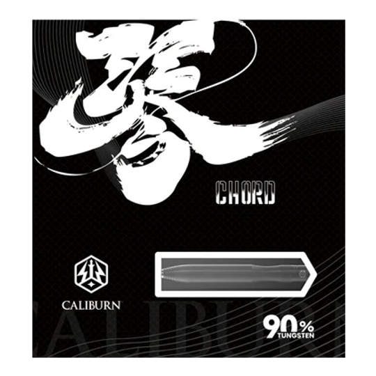 Caliburn Chord C1 Steeldarts - 21,5g Abgebildet ist der Caliburn Chord C1 Steeldart mit 21,5g. Der Dartpfeil liegt auf einem neutralen Hintergrund.