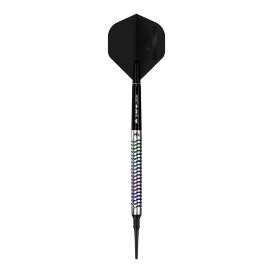 Mission Mirage Softdarts - 20g Hier ist ein Mission Mirage Softdarts - 20g abgebildet. Das Bild hebt die Details des Softdarts hervor.