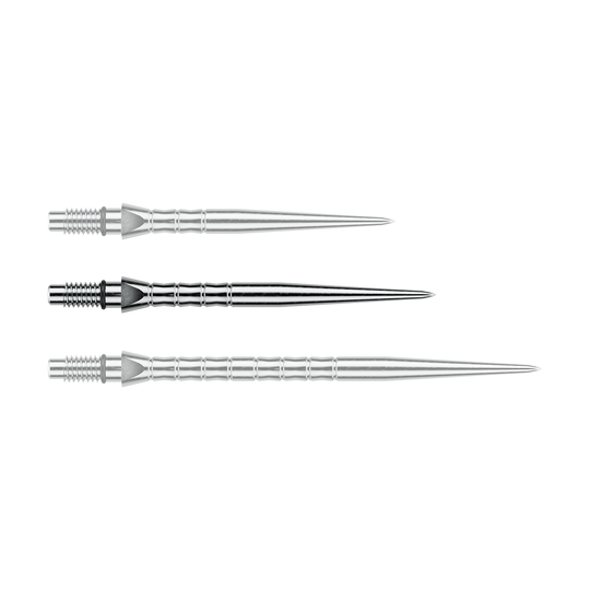 Ein Bild mit dem Dateinamen Winmau_Switch_Point_Wave_Silver_Effect_Steeldartspitzen_30mm_1. Es handelt sich wahrscheinlich um silberne Steeldartspitzen mit Wave-Effekt, 30 mm lang.