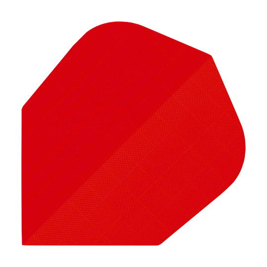 Nylon-Stoff No6 Flights Dieses Bild zeigt einen Nylon-Stoff Flight in roter Farbe. Es handelt sich um einen Dartpfeil-Zubehörartikel.