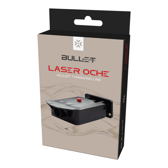 Bullet Laser Oche Bullet Laser Oche zur Anzeige der Oche-Linie für Darts. Das Gerät erleichtert die Einhaltung der richtigen Abwurfdistanz.