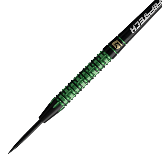 GOAT Athlete Green Tungsten Steeldarts Das Foto zeigt einen einzelnen GOAT Athlete Tungsten Steeldart. Das Produkt bietet ein präzises Design.