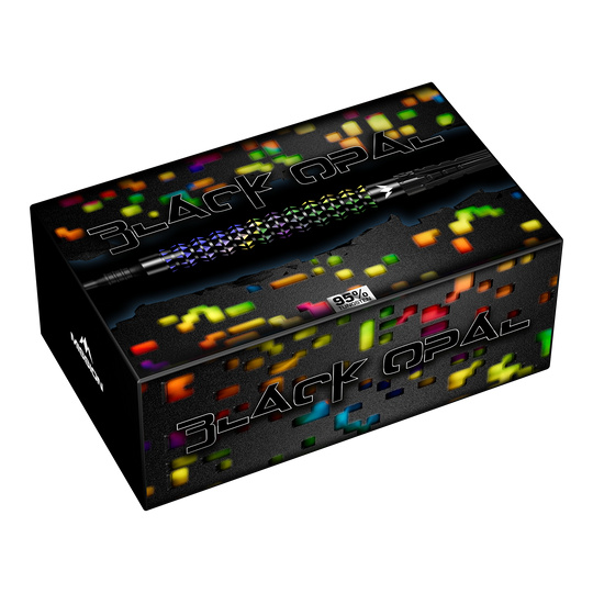 Mission Black Opal Softdarts - 20g Dieses Bild zeigt die Mission Black Opal Softdarts - 20g. Die Softdarts werden detailliert präsentiert.