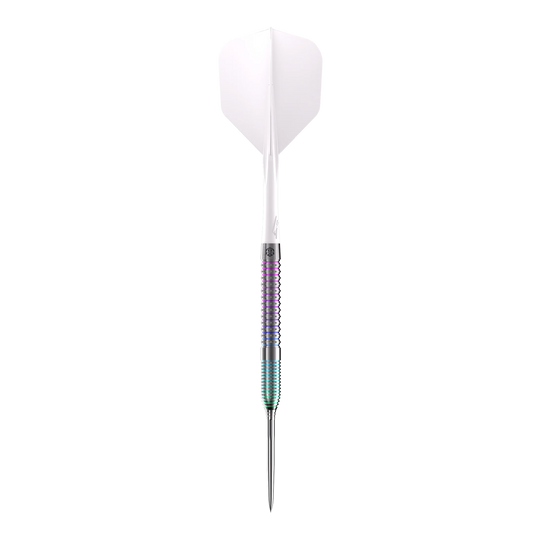 Caliburn Big Cats Ozelot Steeldarts Caliburn Big Cats Ozelot Steeldarts mit einem Gewicht von 23g. Das Bild zeigt den Steeldart aus einem anderen Blickwinkel.