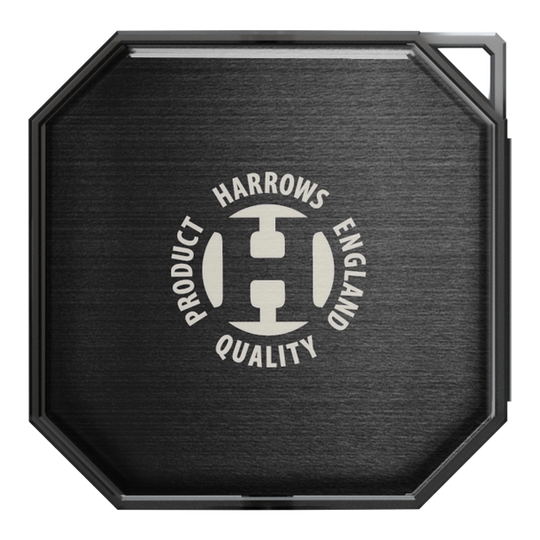 Harrows Premium Quick Point Tool Case Das Bild zeigt das Harrows Premium Quick Point Tool Case. Es handelt sich um eine hochwertige Aufbewahrungslösung für Dartzubehör.
