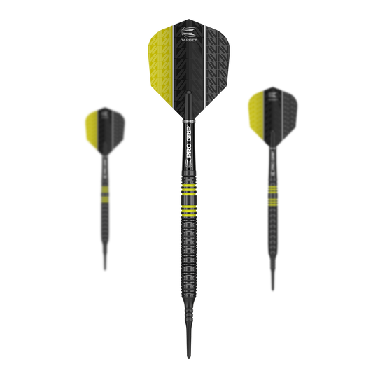Target Vapor8 Black Yellow Softdarts - 19g