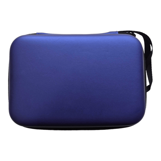 McDart System-4 Dartcase Ein weiteres Bild eines blauen, metallischen Dartcase ist abgebildet. Dies könnte das McDart DC02 Modell sein.