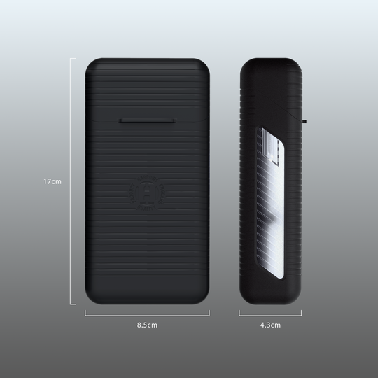 Das Bild zeigt ein Dartcase von Harrows in transparenter Ausführung. Es wird als Harrows Vault Dartcase Clear dargestellt.