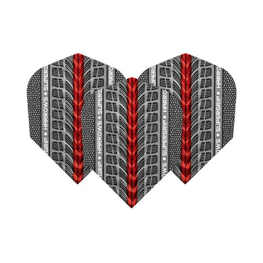 Harrows Supergrip Rot No6 Flights