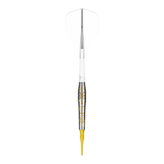 Caliburn Starships Series Falcon Softdarts - 20g Auf dem Bild ist das Produkt Caliburn Starships Series Falcon Softdarts - 20g zu sehen. Es handelt sich um einen Softdart mit ansprechendem Design.