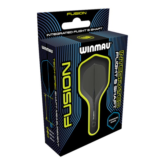 Winmau Fusion Flight Shaft System Standard Schwarz