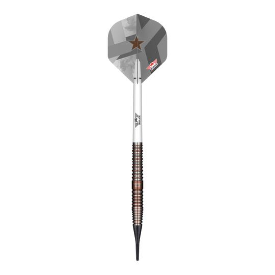 Bulls NL Max Hopp E5 Softdarts - 20g Das Foto zeigt die Bulls NL Max Hopp E5 Softdarts - 20g. Dieses Produkt richtet sich an Freunde des Softdart-Spiels.
