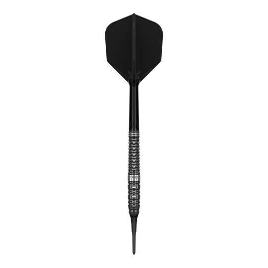 Die Target Black Marque Eclipse Softdarts - 21g werden hier gezeigt. Das Produkt ist für Präzision und ein ansprechendes Design bekannt.