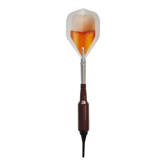McDart Prost Bierflaschen Softdarts mit 100 Softdartspitzen - 16,5 g Gezeigt werden die McDart Prost Bierflaschen Softdarts mit 100 Softdartspitzen, 16,5 g. Die Softdarts kombinieren Spaß und Funktion für Dartliebhaber.