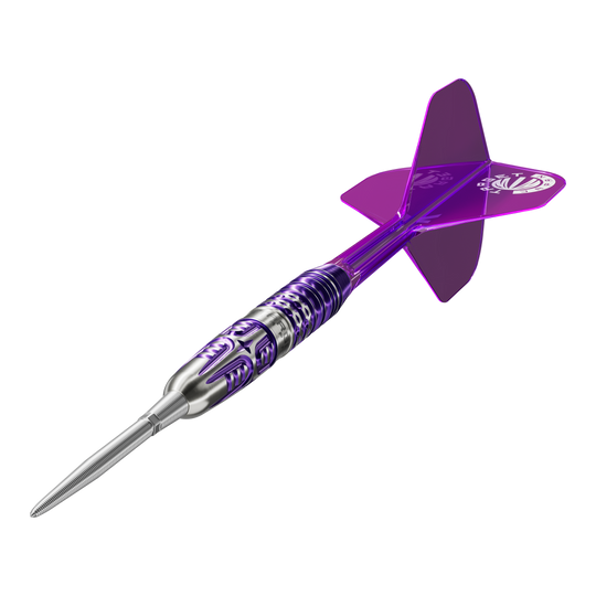 Target Japan Endeavour Kasumi Sato GEN3 Swiss Point Steeldarts Das Produkt Target Japan Endeavour Kasumi Sato GEN3 Swiss Point Steeldarts ist abgebildet. Die Aufnahme hebt das Design der Darts hervor.