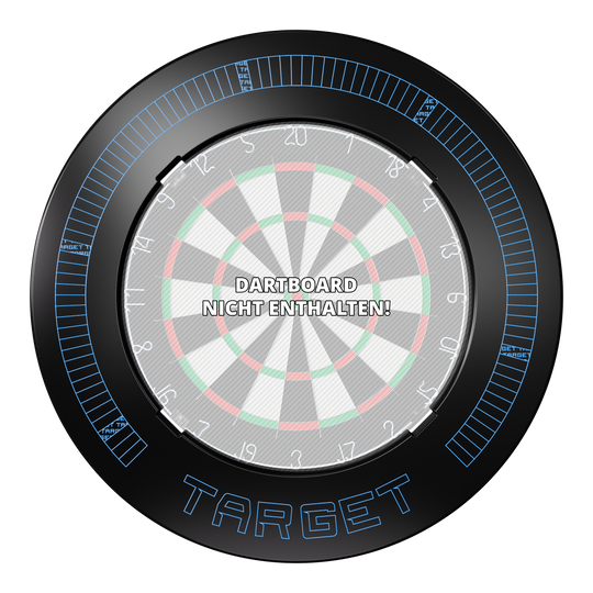 Target Corona Vision Notched Dartboard Surround mit Beleuchtung