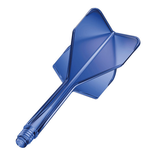 GOAT A1R No6 Flight-Shaft-System - Blau Das Bild zeigt das Produkt "GOAT A1R No6 Flight-Shaft-System" in Blau. Es handelt sich um einen einteiligen Flight-Shaft für Darts.