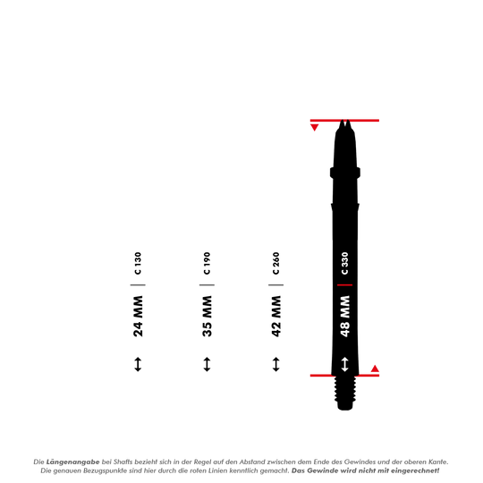 L-Style Laro Shafts - Weiß