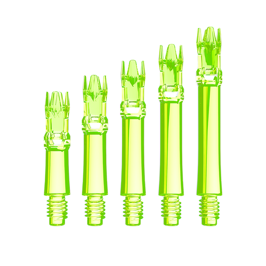 L-Style L-System Ersatzshafts - Neongelb Das Bild zeigt die L-Style L-System Ersatzshafts in Neongelb. Die Schäfte sind Ersatzteile für Dartpfeile.