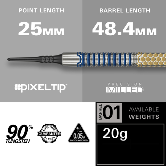 Target Josh Rock GEN1 Softdarts - 20g