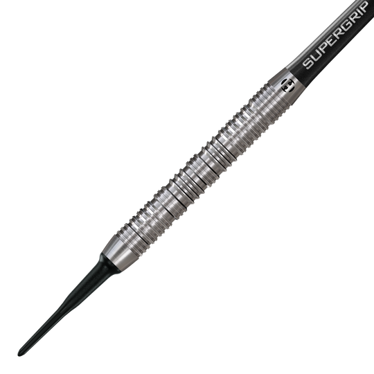 Harrows Impact Softdarts Das Bild zeigt die Harrows Impact Softdarts. Die Darts werden aus einer anderen Perspektive dargestellt.