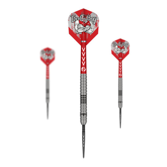 Shot Michael Smith Series 2 Turbo Point Steeldarts Das Bild zeigt ein Set der Shot Michael Smith Series 2 Turbo Point Steeldarts. Das Set ist geeignet für alle Dartspieler.