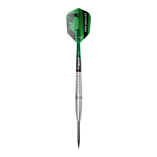 Dieses Bild zeigt die Bulls Danny Jansen G2 Steeldarts. Der Dartpfeil ist einzeln und detailliert abgebildet.