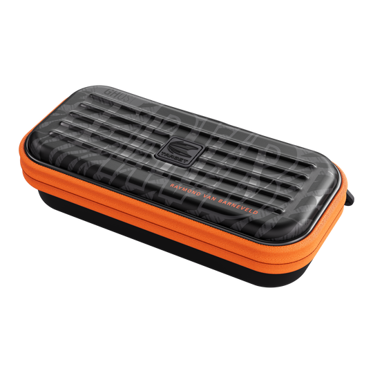 Takoma Ghost Series Raymond Van Barneveld Dartcase Das Foto zeigt das Takoma Ghost Series Raymond Van Barneveld Dartcase. Es ist ein Dart-Etui für Spielzubehör.