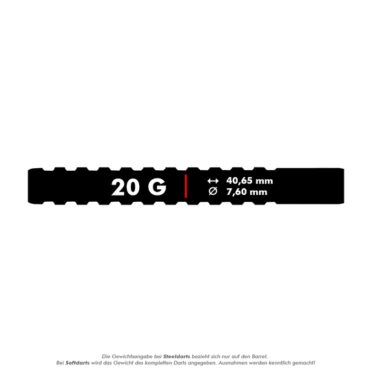 Red Dragon Javelin Speedline Softdarts - 20g
