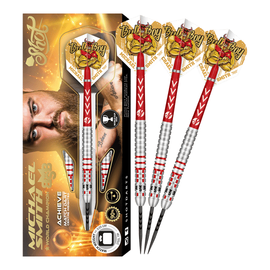 Shot Michael Smith Achieve World Cup 2024 Limited Edition Steeldarts - 24g