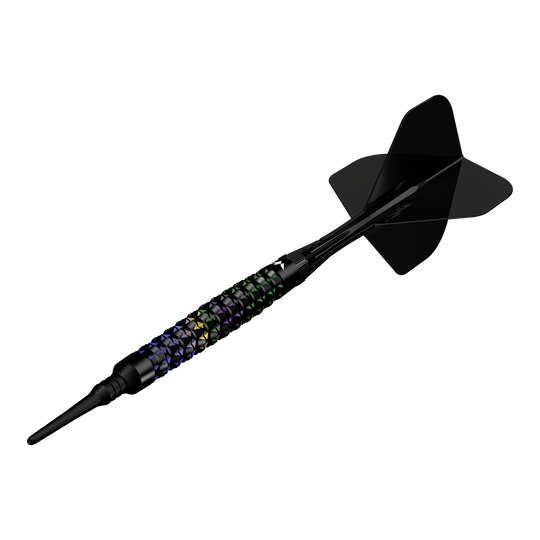 Mission Black Opal Softdarts - 20g Abgebildet sind die Mission Black Opal Softdarts - 20g. Die Softdarts sind klar erkennbar dargestellt.
