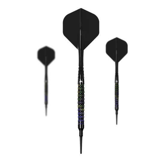 Mission Black Opal Softdarts - 20g Mission Black Opal Softdarts - 20g im kompletten Set abgebildet. Das Set enthält alle Komponenten für das Dartspiel.