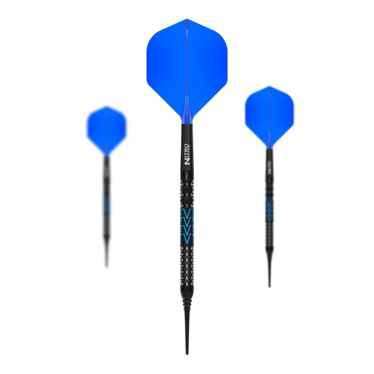 Red Dragon Amp Tapered Softdarts- 20g Das Bild zeigt die Red Dragon Amp Tapered Softdarts mit 20g Gewicht. Diese Softdarts sind für Präzision und Leistung entworfen.