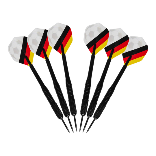 McDart Anpfiff Fußball Bundle Das Bild zeigt das McDart Anpfiff Fußball Bundle. Es handelt sich um ein Produkt für Fußball-Fans, das mehrere Artikel umfasst.