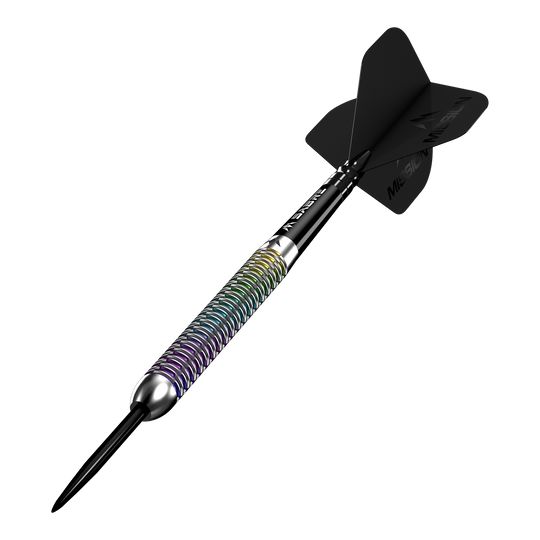 Mission Kaleidos Steeldarts Abgebildet sind die Mission Kaleidos Steeldarts. Diese farbenfrohen Dartpfeile sind für den professionellen Einsatz geeignet.