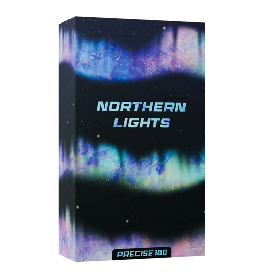 Precise 180 Northern Lights Steeldarts Das Foto zeigt die Precise 180 Northern Lights Steeldarts. Der Artikel ist für enthusiastische Dartspieler geeignet.