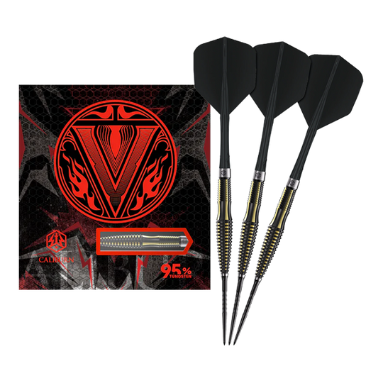 Caliburn V-Series V1 Steeldarts Hier ist das Produkt Caliburn V-Series V1 Steeldarts zu sehen. Sie bieten eine zuverlässige Leistung beim Dartspiel.
