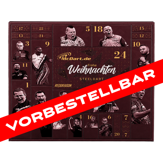 McDart Premium Adventskalender 2026 für Steeldart-Spieler McDart Premium Adventskalender 2026 für Steeldart-Spieler