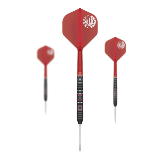 Target Japan Prime Series Diamond Kosuzu Iwao GEN4 Swiss Point Steeldarts Auf diesem Bild sieht man die Target Japan Prime Series Diamond Kosuzu Iwao GEN4 Swiss Point Steeldarts als Set. Das Set eignet sich perfekt für ambitionierte Dartspieler.