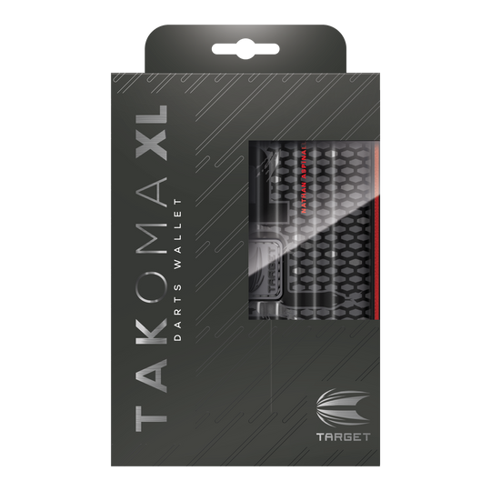 Takoma XL Ghost Series Nathan Aspinall Dartcase Das Takoma XL Ghost Series Nathan Aspinall Dartcase ist auf diesem Bild zu sehen. Diese Darttasche schützt Dartpfeile und Zubehör während des Transports.