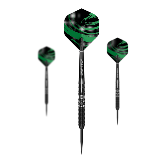 GOAT 8Ball Steeldarts Dieses Foto zeigt ein Set der GOAT 8Ball Steeldarts. Es sind mehrere Dartpfeile als Set abgebildet.