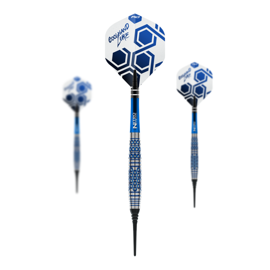 Red Dragon Luke Humphries TX5 Softdarts - 20g Red Dragon Luke Humphries TX5 Softdarts - 20g, abgebildet als Set. Die Darts sind ideal für Softdart-Spieler.